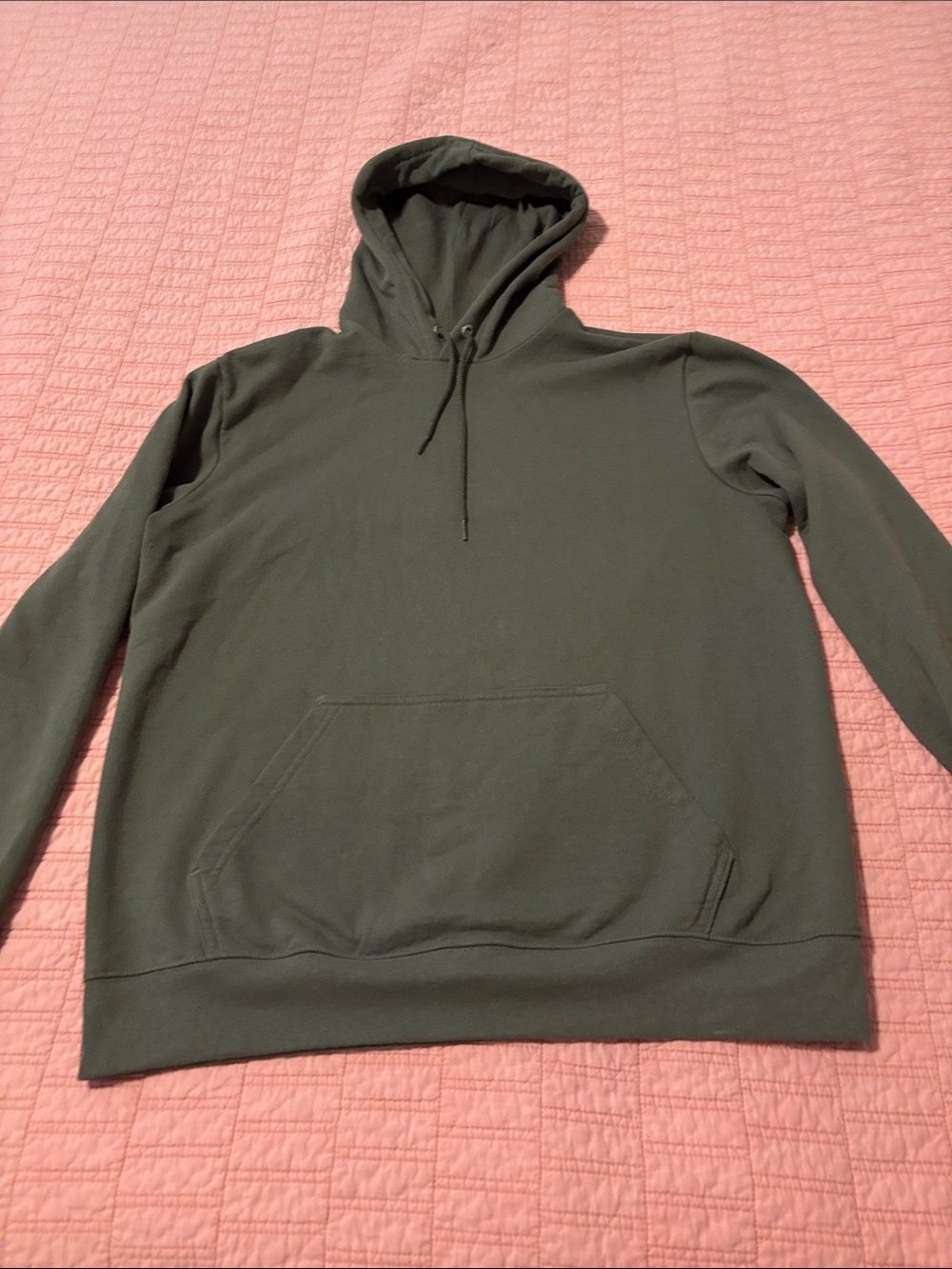 Harley-Davidson Olive Green Hooded Pullover Sweater